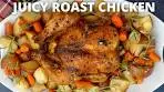 Lemon Herb Roasted Whole Chicken with Veggies – Easy & ...