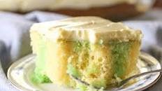 Lemon Lime Jello Poke Cake