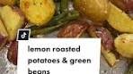 Lemon Roasted Potatoes & Green Beans Recipe