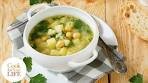 Lemony Celery Root and Chickpea Soup