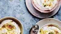 Lime and coconut syllabub