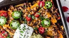 Loaded Bell Pepper Nachos