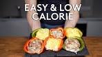 Low Calorie Stuffed Bell Peppers that are easy to make (2 Ways)