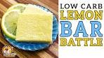 Low Carb LEMON BAR Battle 🍋 The BEST Keto Lemon Bars ...