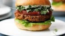 Low Carb Veggie Burger
