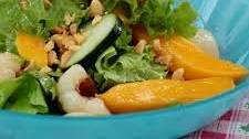 Lychee and mango salad