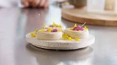 Lychee Rose Panna Cotta