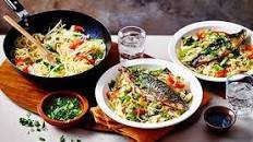 Mackerel stir-fry