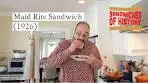 Maid Rite Sandwich (1926) on Sandwiches of History ...