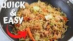 Make restaurant quality SHRIMP YAKISOBA at home