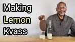 Making Lemon Kvass