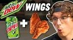 Making Mountain Dew Chicken Wings
