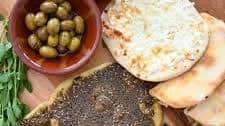 Manakeesh (Zaatar and Cheese)