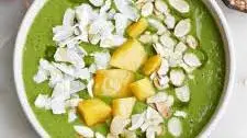 Mango Kale Smoothie Bowl