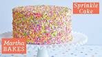 Martha Stewart’s Three-Layer Sprinkle Cake | Martha Bakes ...