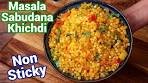 Masala Sabudana Khichdi Recipe - New Way | Chatpata ...