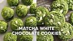 Matcha White Chocolate Cookies 🍵 one of my fave recipes ...