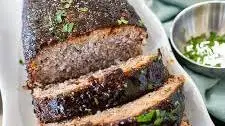 Meatloaf Smoked on a Ninja Grill