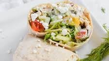 Mediterranean Chicken Wrap