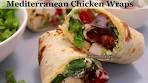 mediterranean chicken wrap | best chicken wraps recipe ...