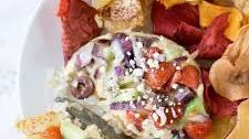 Mediterranean Hummus Stacks