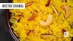 Meethe Chawal | Sweet Yellow Rice Recipe