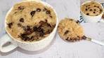 Microwave Chocolate Chip Mug Cake