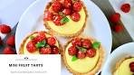 Mini Custard Fruit Tarts