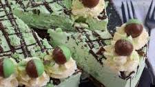 Mint Aero Cheesecake!