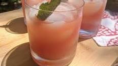 Mint and watermelon iced tea