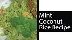 Mint Coconut Rice Recipe| Quick & Easy Recipes | Perfect ...