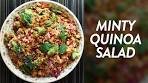 Minty Quinoa Salad | A Savory & Crunchy Twist