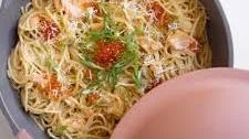 Miso Carbonara with Salmon and Ikura / サーモンといくらの味噌カルボナーラ