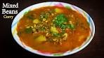 Mixed Beans Curry with Potato Recipe in Nepali Style | Hamro ...