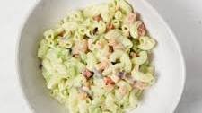 Mixed Veggie Macaroni Salad with Avocado Dressing (Vegan)