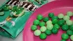 M&M's Dark chocolate Mint version
