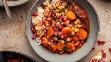 Moroccan Spiced Carrot Chickpea Stew