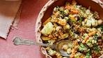 Morrocan Inspired Quinoa Salad with Roasted Vegetables