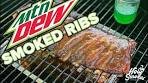 Mt Dew Smoked Ribs with Mt Dew Glaze