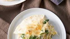 Mushroom and Spinach Quesadillas