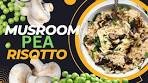 Mushroom Pea Risotto