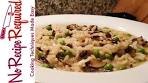 Mushroom & Pea Risotto - NoRecipeRequired.com