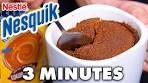 Nesquik Mug Cake Recipe - 3 Minute Dessert!