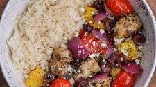 Ninja Foodi Greek Chicken and Veggies