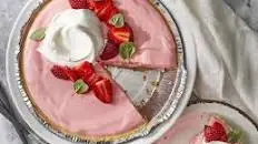 No Bake Strawberry Cheesecake