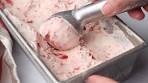 No Churn Strawberry Jam Ice Cream