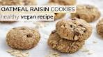 OATMEAL RAISIN COOKIES | healthy, vegan recipe