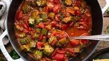 Okra and Tomatoes