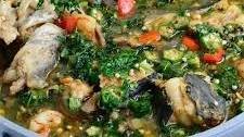 Okro pepper soup