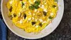 Olive oil Omelette with Feta & Herbs 🍳🍃 Delightful to make w ...